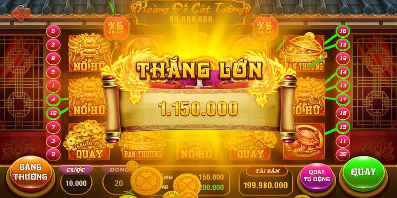Tỷ lệ thưởng hấp dẫn